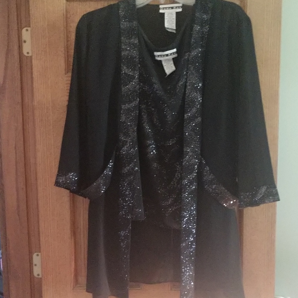 3 piece sheer pant suit